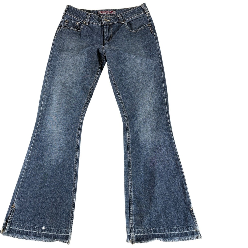 Silver Jeans Bootcut Womens 31/32 Blue Faded Vintage Y2K Lowrise Distressed